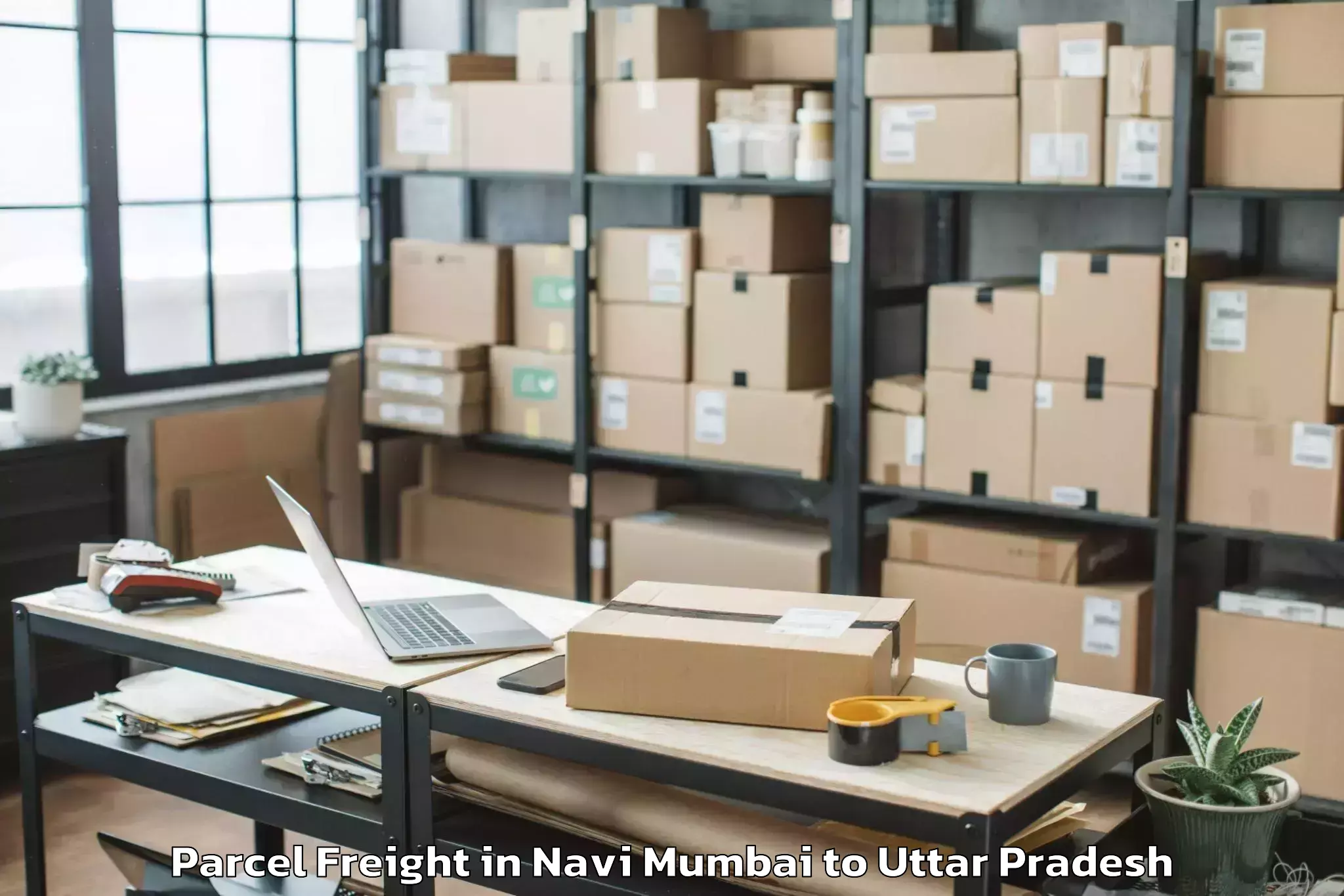 Book Navi Mumbai to Bahraich Parcel Freight